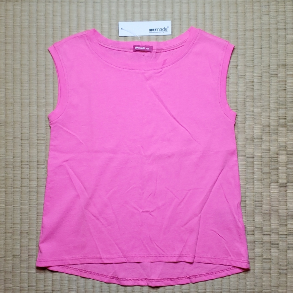 LA Made Neon Pink Muscle Tank, girls sz 6